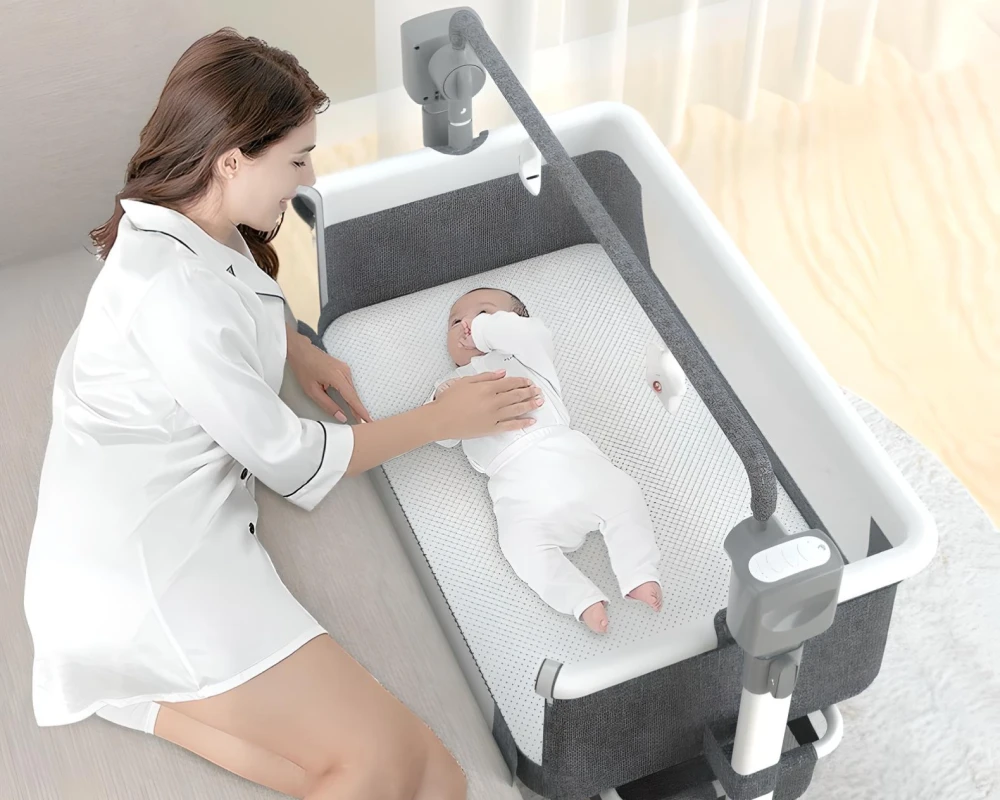 bassinet with rocking motion